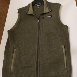 Patagonia Men's Olive Green Fleece Vest